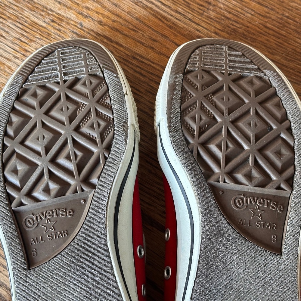 One-of-a-Kind Hand-Stitched Embroidered Converse Sneakers Women’s 10, Men’s 8 - Picture 11 of 15